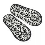 Custom Halloween Nightmare Before Christmas House Slippers Warm Jack Skellington Memory Foam Fluffy Slipper Indoor Outdoor Shoes