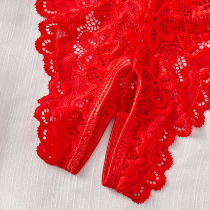 Sexy Set Open Bodysuit Underwear For Women Lace Perspective Night Skirt Sex Costumes Erotic Lingerie Corsets bra and panty set