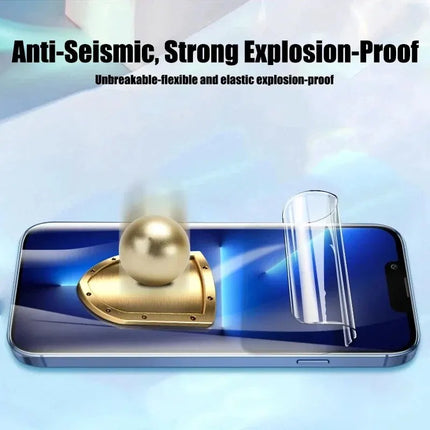 5Pcs Hydrogel Film Full Cover For iPhone 11 12 13 14 15 Pro Max Screen Protector For iPhone 15 14 13 12 11 Film Not Glass