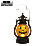 Halloween Pumpkin Ghost Face Lamp Portable Skull Decoration Light for Bar Party Table Atmosphere Prop Halloween Decor Use