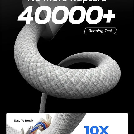 Fro iPhone 15 Pro Max 60W PD Woven Fast Charging Braided Cable 15Pro USB-C 15 Plus Type-C Data Cable