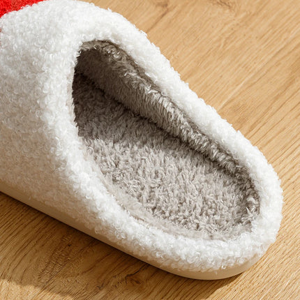 New Home Women's Slippers winter Warm Houseshoes Evil Eye Style Fuzzy Comfy Heart Flat Sole Funny Flip Flops Women Shoes