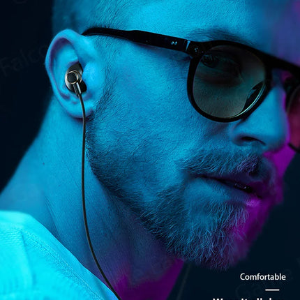 USB Type C Headphone HiFi Bass Stereo Volume Control Mic 3.5mm Wired Earbuds For Galaxy S24 S23 S22 S21 Ultra iPhone 15 Pro Max