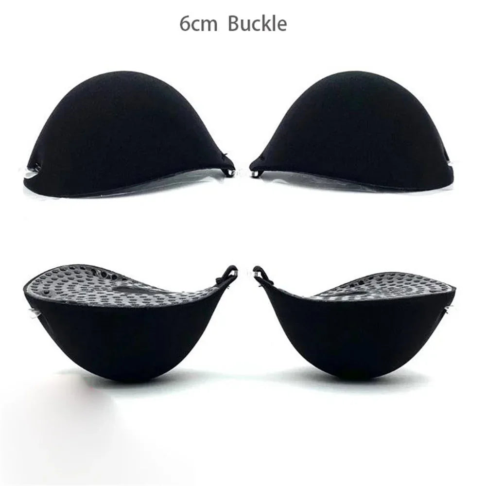 Thick Invisible Bra Thickened Chest Sticker Flat Chest Display Big Silicone Breast Sticker Bridal Wedding Dress 2.5CM/3.5CM/6CM