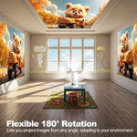 Magcubic HY300 Ultra Portable Projector with Speaker Electronic Focus 4K 300ANSI