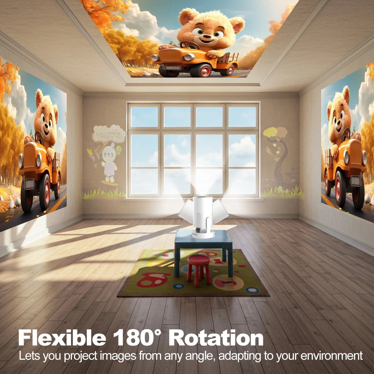 Magcubic HY300 Ultra Portable Projector with Speaker Electronic Focus 4K 300ANSI