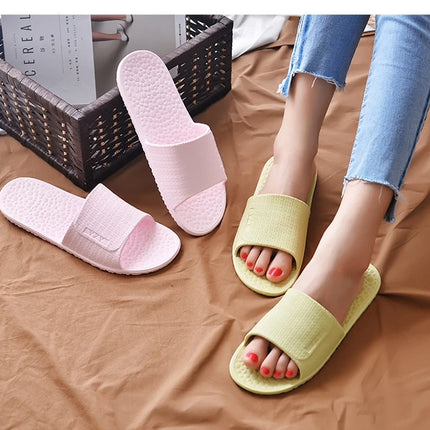 Foldable Home Slippers Hotel Travel Portable Slides Non-Slip Bathing House Guest Use Men Women Unisex Flat Shoes Salon Homestay
