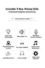 Gaming Headset with Mic Over-Ear Headphones Stereo
