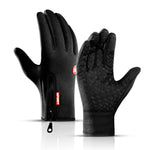 Winter Cycling Gloves With Wrist Support Touch Screen Bicycle Gloves Outdoor Sports Anti-slip Windproof Bike Full Finger Gloves