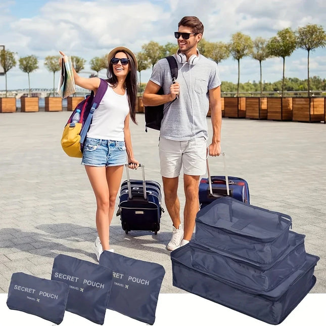 6 Pcs Travel Luggage Storage Bags, Versatile Lightweight Storage Pouch, Dustproof Duffle Bag