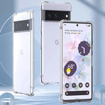Shockproof Transparent Silicone Case For Google Pixel 9 8 7 6 Pro 6A 7A Ultra Thin Clear Soft TPU Back Cover Fundas Bumper Coque