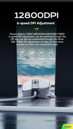 Inphic Pg1 Wired Mouse Gaming Mouse RGB Light Emitting   Macro Programming 12800DPI  6 Keys Computer Mouse For Office Home