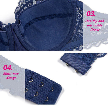 Women's Lace Underwire Push Up Bra Sexy Underwear Bras For Women Bralette Lace Bra Lingerie Intimates Bh Soutien Gorge
