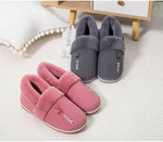 Bebealy Men Shoes Fur Women Slippers Winter House Shoes For Women Indoor Plush Warm Women Shoes 2024 Casual Home Shoes For Men