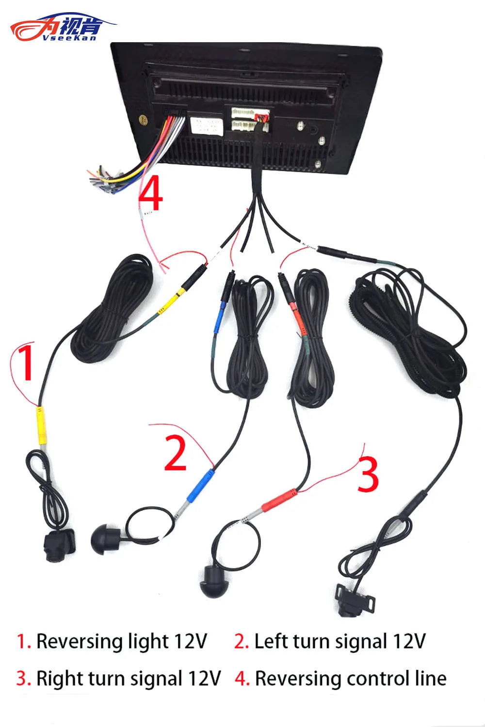 Car 360° panoramic system camera for Android multimedia screen, Android multimedia system with 360APP function