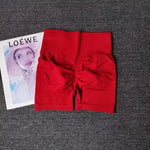 Summer High-Waist Women's Yoga Shorts Breathable Fitness Butt Lift Sports Running Shorts Cycling Push-Up Workout Gym Shorts