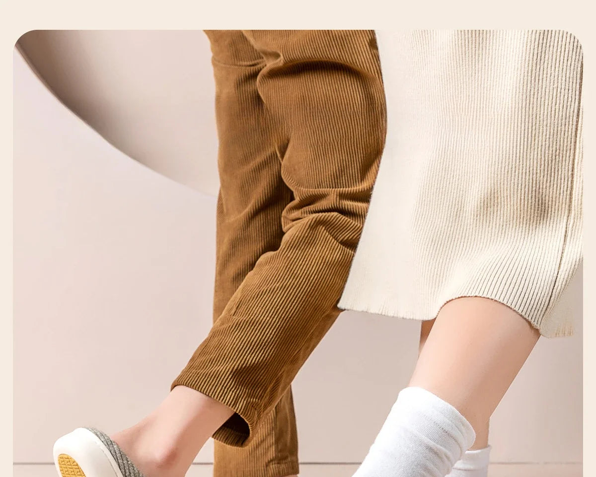 House Fuzzy Slipper Women Striped Winter Warm Fur Plush Non Slip Grip Indoor Lazy Soft Female Thermal Home Shoe Flat Male Men