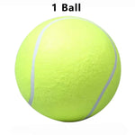 7/9.5Inch Giant Tennis Ball Pet Inflatable Toy for Dog Training Ball 24cm Large Tennis Ball with Air Pump Interactive Dog Toys