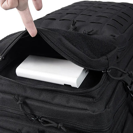 QT&QY 50L Tactical Backpack survival Bag Hunting MOLLE Backpack GYM For Men EDC Outdoor Hiking Rucksack Witch Bottle Holder