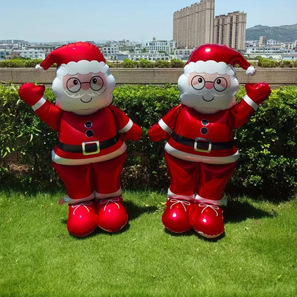 1pcs Santa Foil Balloons - 61" Self-Sealing Christmas New Year's Themed Parties Perfect for Holiday Decorations