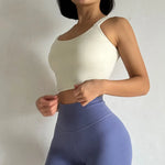 Women's Sports Bras Fitness Top, Sexy Lingerie, Push Up Fixed Pad, Yoga Bra, Back knotted Underwear, Running Vest, Gym Tops