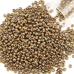 12Grams/Tube 2mm Metallic Seed Beads Japanese Round Glass Seedbeads For DIY Needlework Dress Adornment Sewing 1200pcs