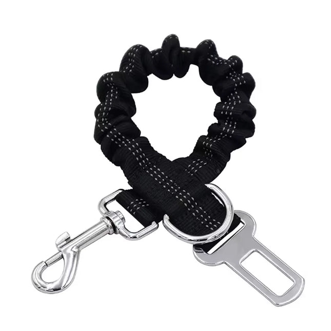 Dog Car Safety Belt Dog Safety Belt with Damping Belt and Reflective Line Adjustable Length Suitable Any Dog