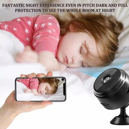 A9 Portable WiFi Wireless Mini Camera Security Monitoring with Voice Recorder for Infants/Pets Smart Home Video Surveillance