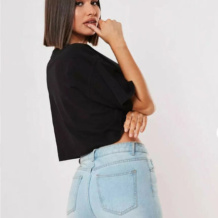 Cotton Women Short Sleeve Dance Running Clothes Yoga Fitness Crop Top Navel Baring New Sport T-Shirt Loose Gym Workout Shirts