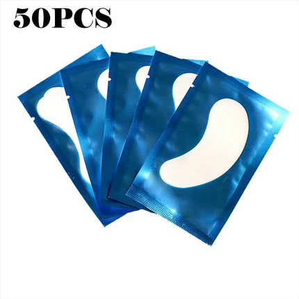 50 Pieces Of Hydrogel Eyelash Patch Grafting Eyelashes Isolating Pad Eyelash Patch Beauty  Moisturizing Eye Mask for Long-lastin