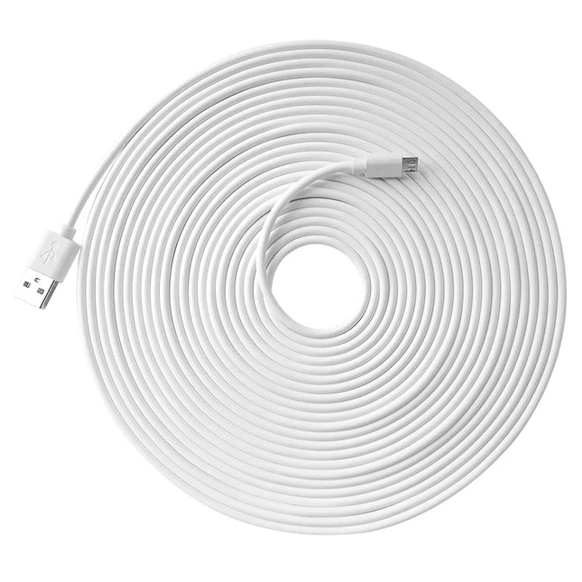 Long Micro USB Charger Cord 1M 2M 3M 5M 6M 7M 8M 10M Date Charging Cable For Phones/Cctv/Ip Camera/Monitor
