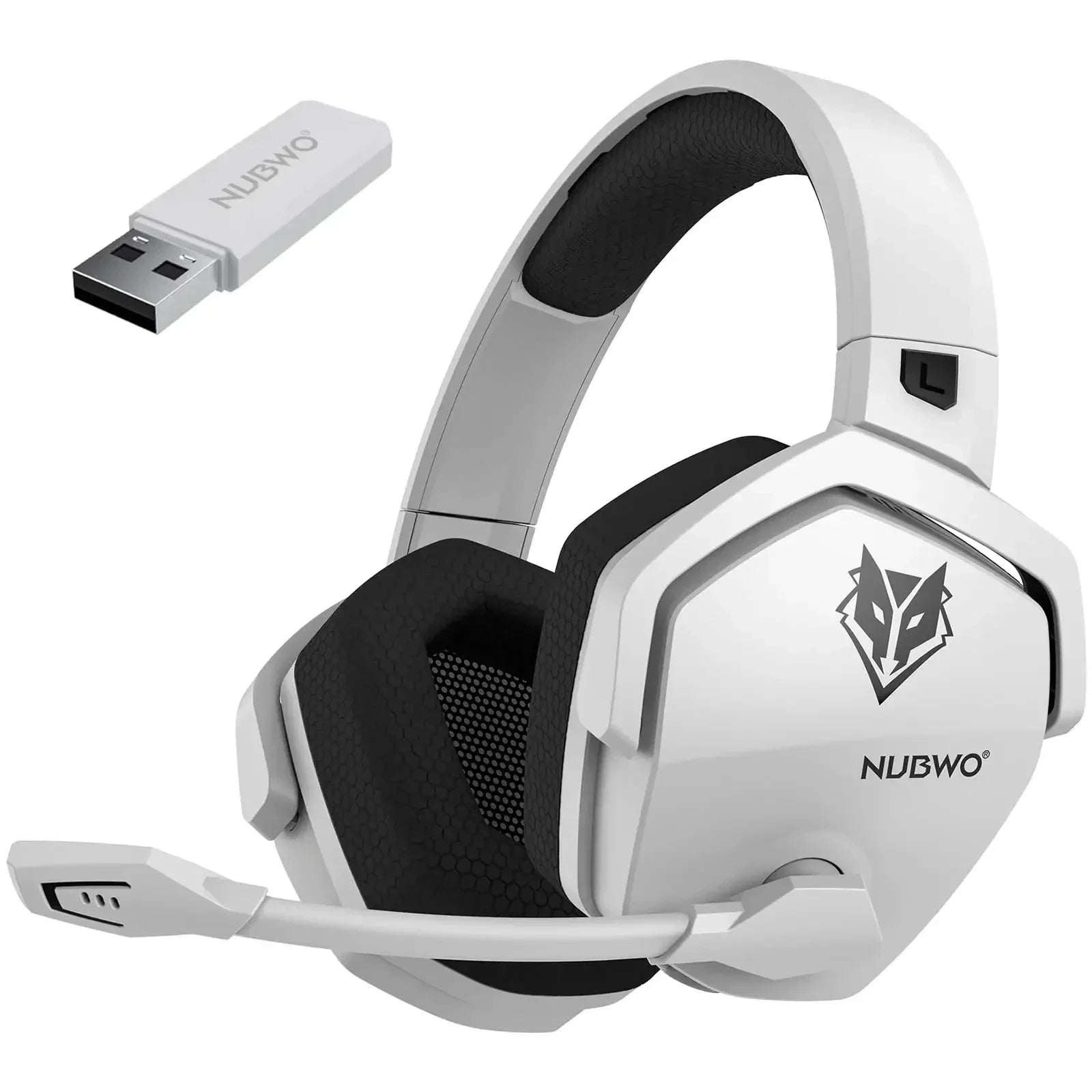 NUBWO G06 Pro Wireless Gaming Headset with Charging Station for Headset and PS5 Controller
