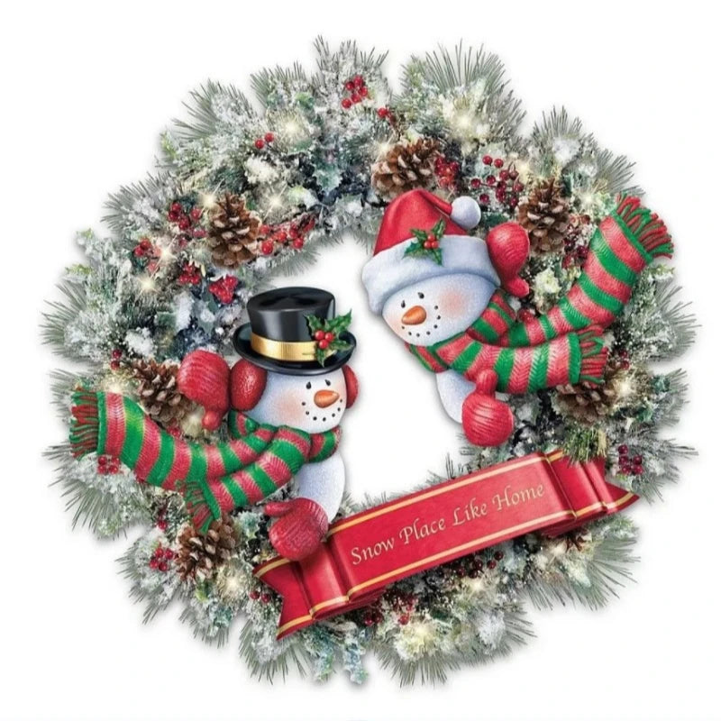 Christmas Tree Rotating Sculpture Train Decorations Paste Window  Stickers