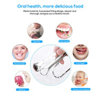 Stainless Steel Tongue Scrapers Tongues Cleaner for Adults Kids Portable Tongue Coating Remove Brush Personal Oral Hygiene Care