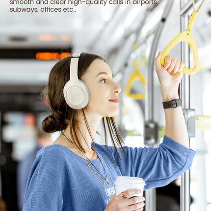 HAYLOU S35 ANC Wireless Headphones Over-ear 42dB ANC Headphone Bluetooth 5.2 40mm Dynamic Driver 60-hour Battery Life Earphones