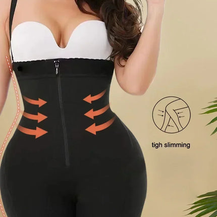 AfruliA Fajas Colombiana Girdle Full Body Shaper Lift Up Butt Lifter Bodysuits Tummy Control Panties Waist Trainer Thigh Slimmer