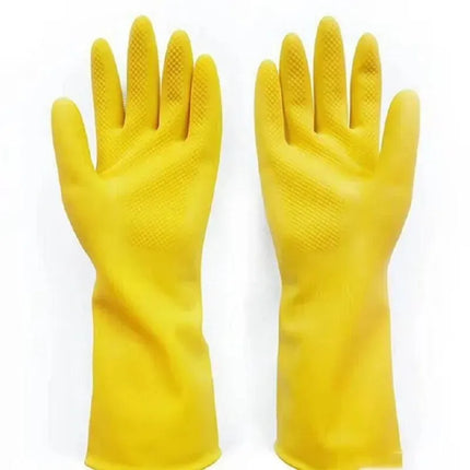 Latex Dishwashing Gloves Women's Waterproof Household Kitchen Washing Bowl Washing Clothes Vegetable Cleaning Household