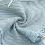 4PCS Women's Cotton Briefs Sexy Female Underpants Elasticity Comfortable Underwear Panties Lingerie S-XL  Solid Color Intimate