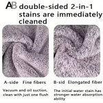 5/10/20Pcs Kitchen Towel, Ultra-Fine Fiber Light Gray Cleaning Cloth Set, Absorbent, Soft and Stain-Removing Cloth