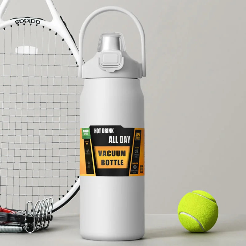 1500ML Stainless Steel Thermo Bottle Portable Thermos Large Capacity Thermo Water Bottle Tumbler Thermoses Outdoor Vacuum Flasks