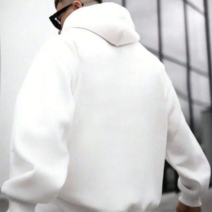 Japanese Cartoon Printing Men Hoody O-Neck All Match Loose Sweatshirt Fashion Fleece Basic Daily Hoodie Autumn Novelty Clothes