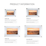 Acrylic Digital Photo Frame 5/7 Inch 1000mAh Vertical Display IPS Screen 2G Memory Battery Porta Retrato Digital