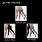 Women's 2-Piece Hip Lift Yoga Leggings Exercise High-Waisted Tummy Tuck Breathable Hp Lift Pants