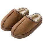 Winter Bohemian Style Indoor Fluffy Slippers with Anti-Slip and Warm Design for Comfortable Feet
