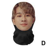 Realistic 3D Face Masks for Men Women Cosplay Mask Full Face Hip Hop Balaclava Hood Hat Headgear for Halloween Celebrity