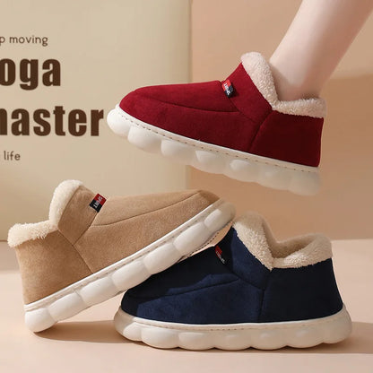Asgard Classic Plush Slippers For Women Winter 2024 New Outdoor Fluffy Warm Boots Leisure Cotton Shoes Indoor Cozy Home Slides