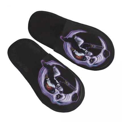 Custom Halloween Movie Terrifier Soft Memory Foam House Slippers Women Horror Clown Comfy Warm Anti-skid Sole Slipper
