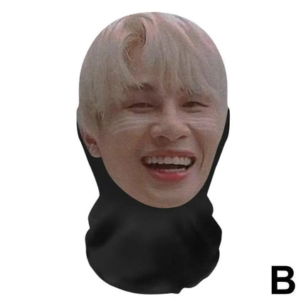Interesting 3D Printed Seamless Full Face Mask Hat Cosplay Facial Mask Party Cosplay Props Halloween Mask