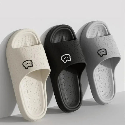 Summer Women's Slippers Indoor Casual Anti-slip and Anti-odor Bathroom Bathe Soft Resilience Sole Men Comfort Beach Slides Shoes