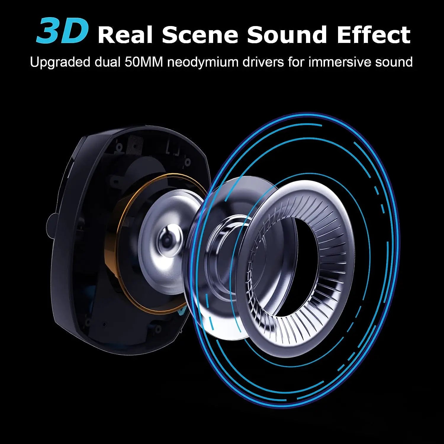 Wireless Gaming Headset with Detachable Noise Cancelling Microphone,2.4G Bluetooth-USB-3.5mm Wired Jack 3 Modes for Multi-device